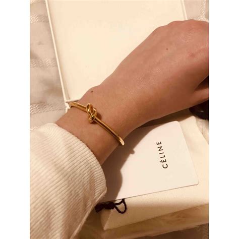 celine gold bracelets|celine bracelet for women.